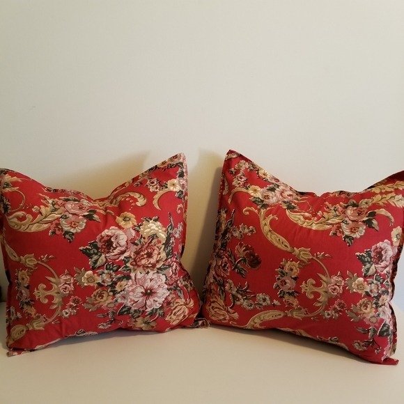 Ralph Lauren Accents Set Of 2 Throw Pillow Covers 8x18 Poshmark